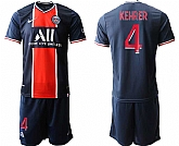 2020-21 Paris Saint-Germain 4 KEHRER Home Soccer Jerseys,baseball caps,new era cap wholesale,wholesale hats